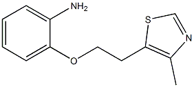  2-[2-(4-methyl-1,3-thiazol-5-yl)ethoxy]aniline