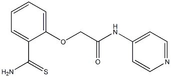 2-[2-(aminocarbonothioyl)phenoxy]-N-pyridin-4-ylacetamide