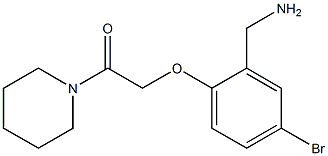 2-[2-(aminomethyl)-4-bromophenoxy]-1-(piperidin-1-yl)ethan-1-one