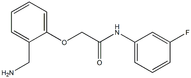 2-[2-(aminomethyl)phenoxy]-N-(3-fluorophenyl)acetamide