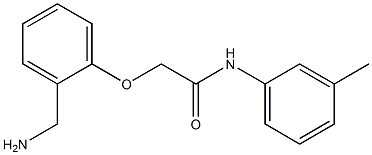 2-[2-(aminomethyl)phenoxy]-N-(3-methylphenyl)acetamide Structure