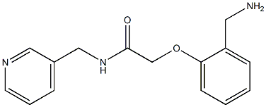 2-[2-(aminomethyl)phenoxy]-N-(pyridin-3-ylmethyl)acetamide