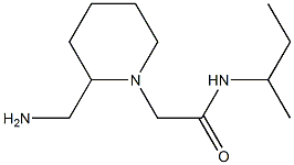  2-[2-(aminomethyl)piperidin-1-yl]-N-(butan-2-yl)acetamide