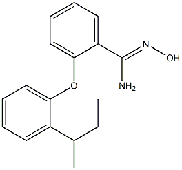 2-[2-(butan-2-yl)phenoxy]-N'-hydroxybenzene-1-carboximidamide