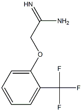 2-[2-(trifluoromethyl)phenoxy]ethanimidamide,,结构式