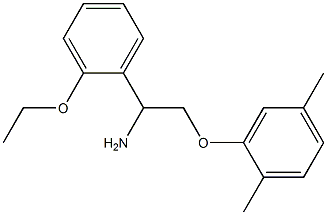 2-[2-amino-2-(2-ethoxyphenyl)ethoxy]-1,4-dimethylbenzene Structure