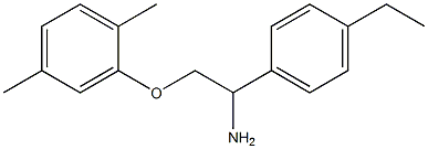 2-[2-amino-2-(4-ethylphenyl)ethoxy]-1,4-dimethylbenzene,,结构式