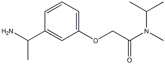 2-[3-(1-aminoethyl)phenoxy]-N-methyl-N-(propan-2-yl)acetamide