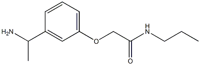 2-[3-(1-aminoethyl)phenoxy]-N-propylacetamide