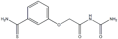 2-[3-(aminocarbonothioyl)phenoxy]-N-(aminocarbonyl)acetamide