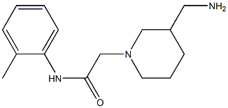 2-[3-(aminomethyl)piperidin-1-yl]-N-(2-methylphenyl)acetamide