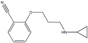 2-[3-(cyclopropylamino)propoxy]benzonitrile Structure