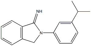  2-[3-(propan-2-yl)phenyl]-2,3-dihydro-1H-isoindol-1-imine