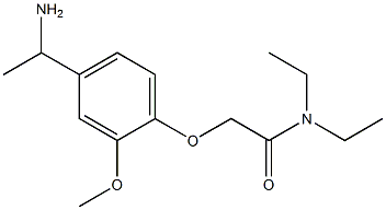 2-[4-(1-aminoethyl)-2-methoxyphenoxy]-N,N-diethylacetamide|