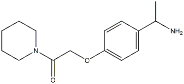 2-[4-(1-aminoethyl)phenoxy]-1-(piperidin-1-yl)ethan-1-one