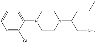 2-[4-(2-chlorophenyl)piperazin-1-yl]pentan-1-amine