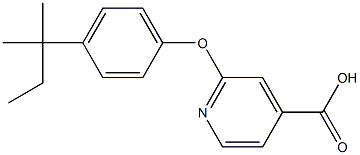 2-[4-(2-methylbutan-2-yl)phenoxy]pyridine-4-carboxylic acid|