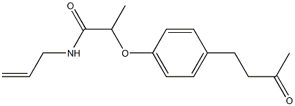 2-[4-(3-oxobutyl)phenoxy]-N-(prop-2-en-1-yl)propanamide