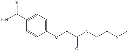 2-[4-(aminocarbonothioyl)phenoxy]-N-[2-(dimethylamino)ethyl]acetamide