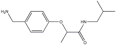 2-[4-(aminomethyl)phenoxy]-N-(2-methylpropyl)propanamide