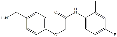 2-[4-(aminomethyl)phenoxy]-N-(4-fluoro-2-methylphenyl)acetamide