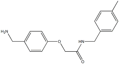 2-[4-(aminomethyl)phenoxy]-N-(4-methylbenzyl)acetamide