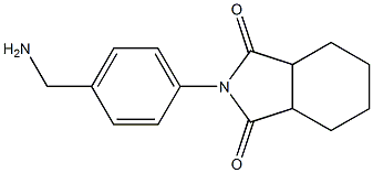 2-[4-(aminomethyl)phenyl]hexahydro-1H-isoindole-1,3(2H)-dione 结构式