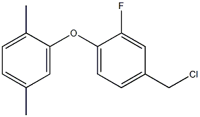 2-[4-(chloromethyl)-2-fluorophenoxy]-1,4-dimethylbenzene