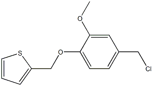 2-[4-(chloromethyl)-2-methoxyphenoxymethyl]thiophene