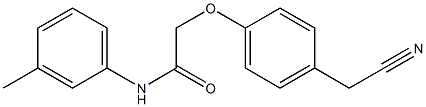 2-[4-(cyanomethyl)phenoxy]-N-(3-methylphenyl)acetamide