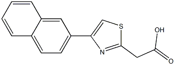  2-[4-(naphthalen-2-yl)-1,3-thiazol-2-yl]acetic acid