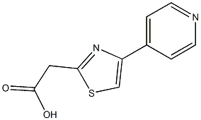  2-[4-(pyridin-4-yl)-1,3-thiazol-2-yl]acetic acid