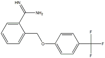 2-[4-(trifluoromethyl)phenoxymethyl]benzene-1-carboximidamide