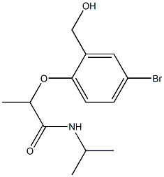 2-[4-bromo-2-(hydroxymethyl)phenoxy]-N-(propan-2-yl)propanamide