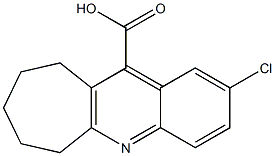 2-chloro-6H,7H,8H,9H,10H-cyclohepta[b]quinoline-11-carboxylic acid Structure