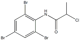 2-chloro-N-(2,4,6-tribromophenyl)propanamide Structure