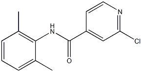 2-chloro-N-(2,6-dimethylphenyl)pyridine-4-carboxamide 结构式