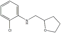 2-chloro-N-(oxolan-2-ylmethyl)aniline Struktur