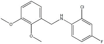 2-chloro-N-[(2,3-dimethoxyphenyl)methyl]-4-fluoroaniline