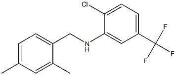 2-chloro-N-[(2,4-dimethylphenyl)methyl]-5-(trifluoromethyl)aniline|