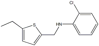 2-chloro-N-[(5-ethylthiophen-2-yl)methyl]aniline 结构式