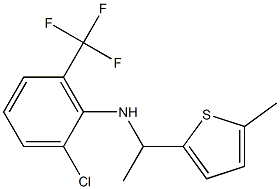  2-chloro-N-[1-(5-methylthiophen-2-yl)ethyl]-6-(trifluoromethyl)aniline