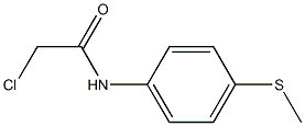 2-chloro-N-[4-(methylsulfanyl)phenyl]acetamide 结构式