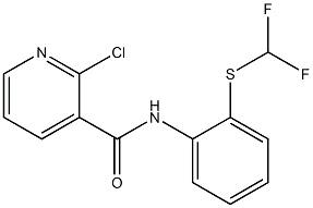 2-chloro-N-{2-[(difluoromethyl)sulfanyl]phenyl}pyridine-3-carboxamide