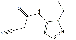 2-cyano-N-(1-isopropyl-1H-pyrazol-5-yl)acetamide Structure