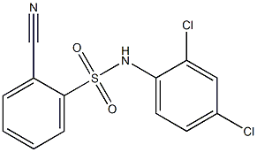 2-cyano-N-(2,4-dichlorophenyl)benzene-1-sulfonamide