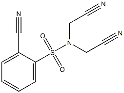 2-cyano-N,N-bis(cyanomethyl)benzenesulfonamide|