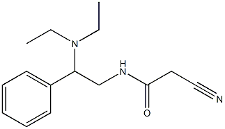 2-cyano-N-[2-(diethylamino)-2-phenylethyl]acetamide 结构式