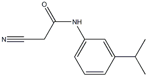 2-cyano-N-[3-(propan-2-yl)phenyl]acetamide