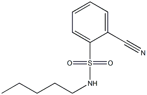 2-cyano-N-pentylbenzenesulfonamide